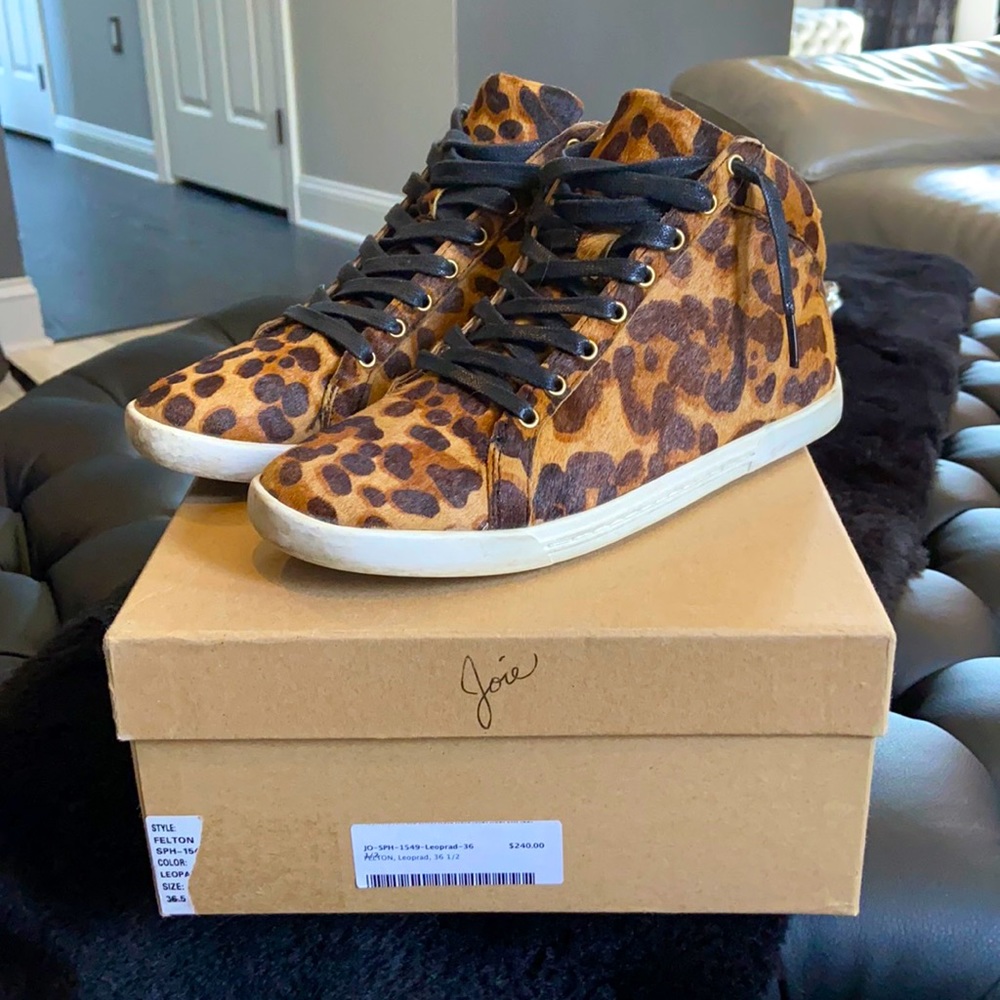Joie Felton Leopard High Tops